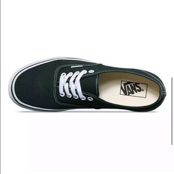 Vans authentic scarab green white sneaker shoes - Picture 4 of 4